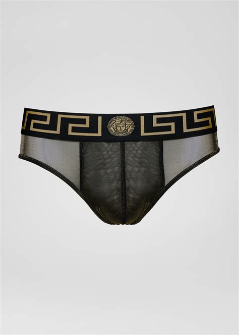 versace metallic brief|versace men's underwear briefs.